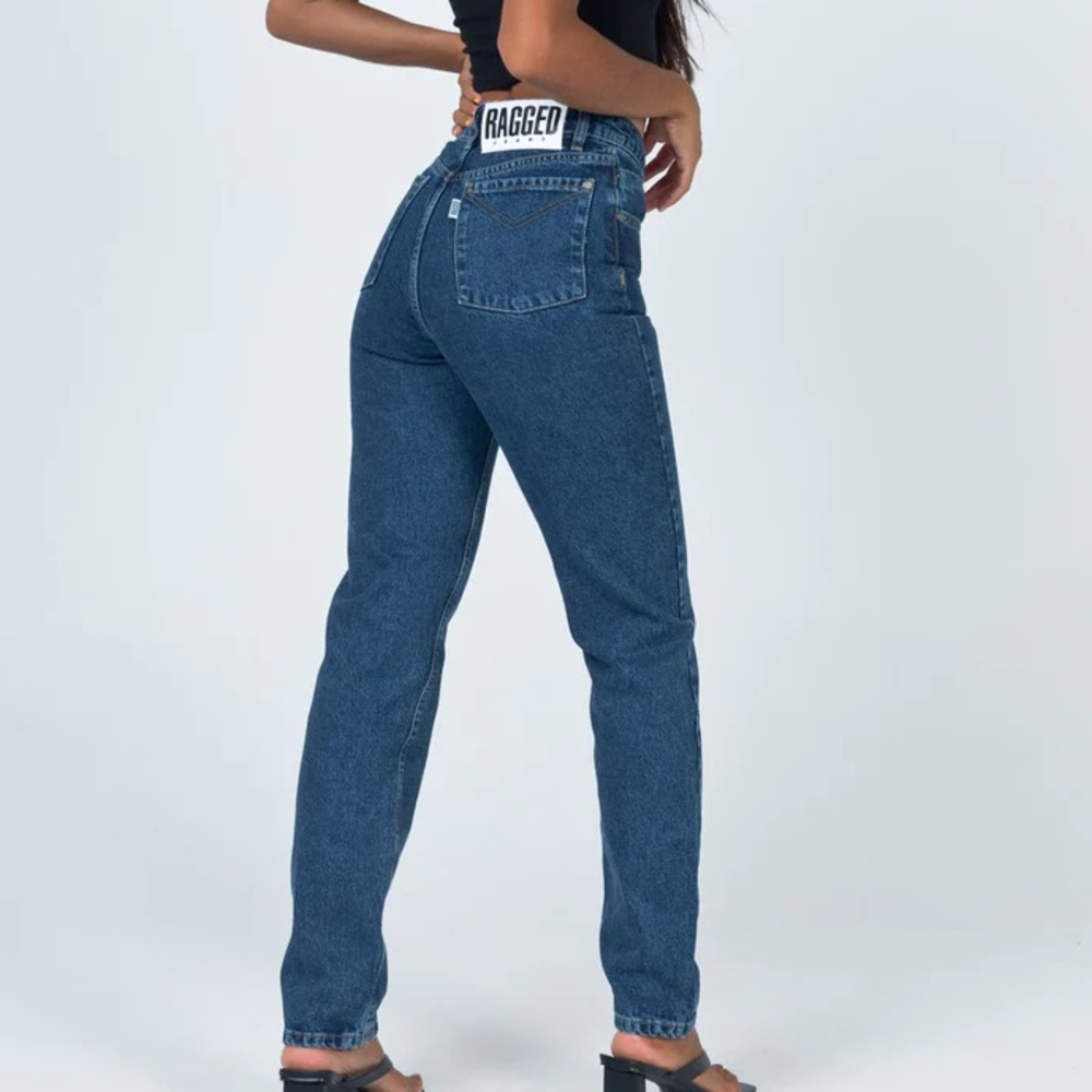 Ragged Priest Blue Denim Mom Jeans